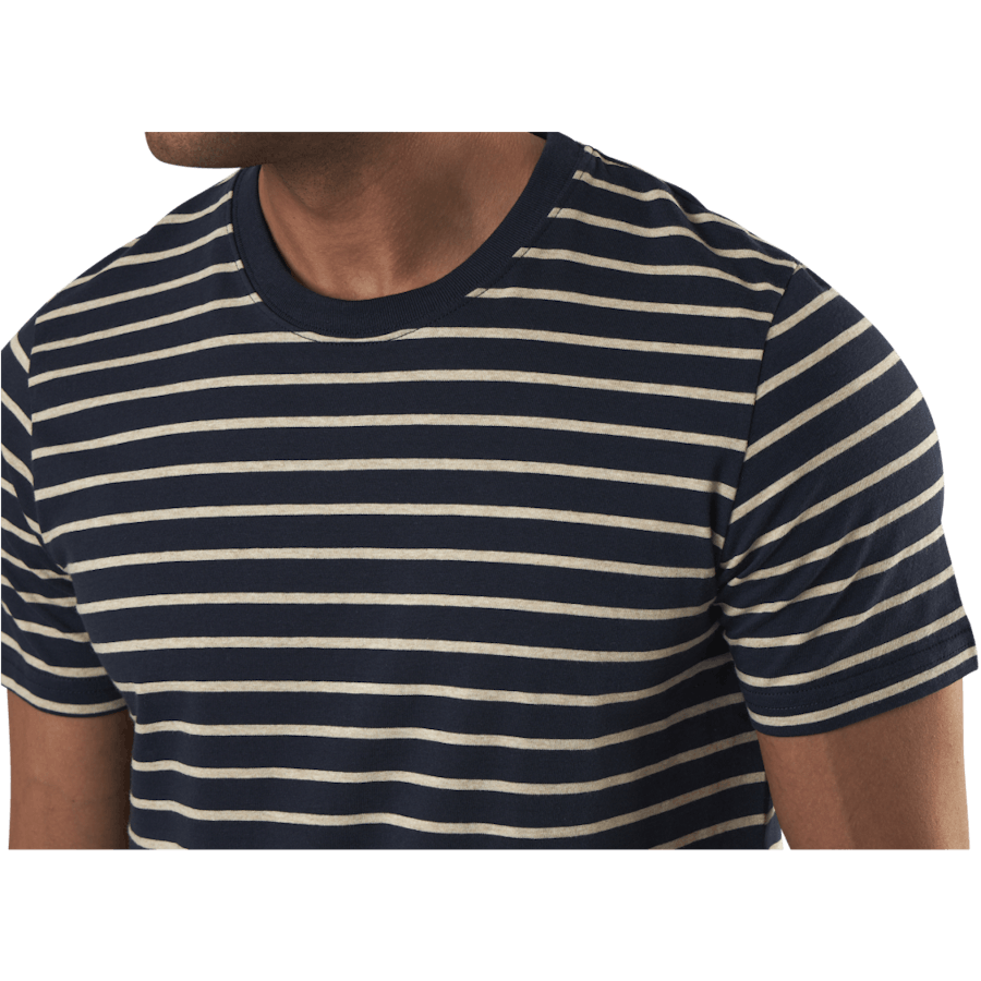 Striped Tee Ss Crew Neck Blue