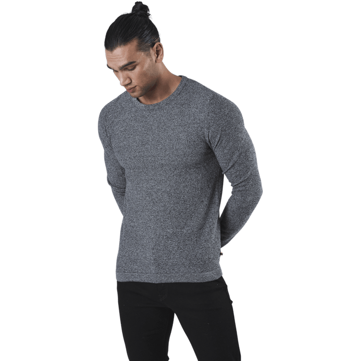 Rob Knit Crew Neck Svart