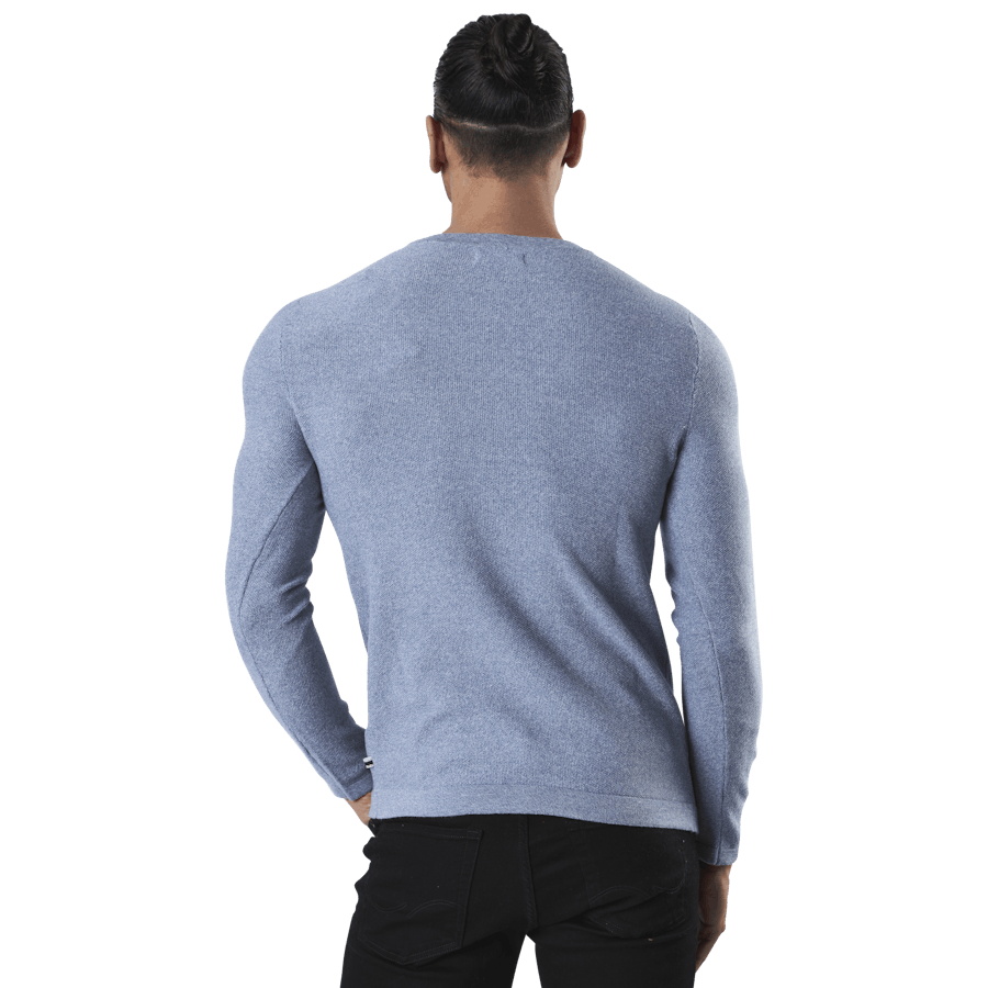 Rob Knit Rundhalsausschnitt Blau