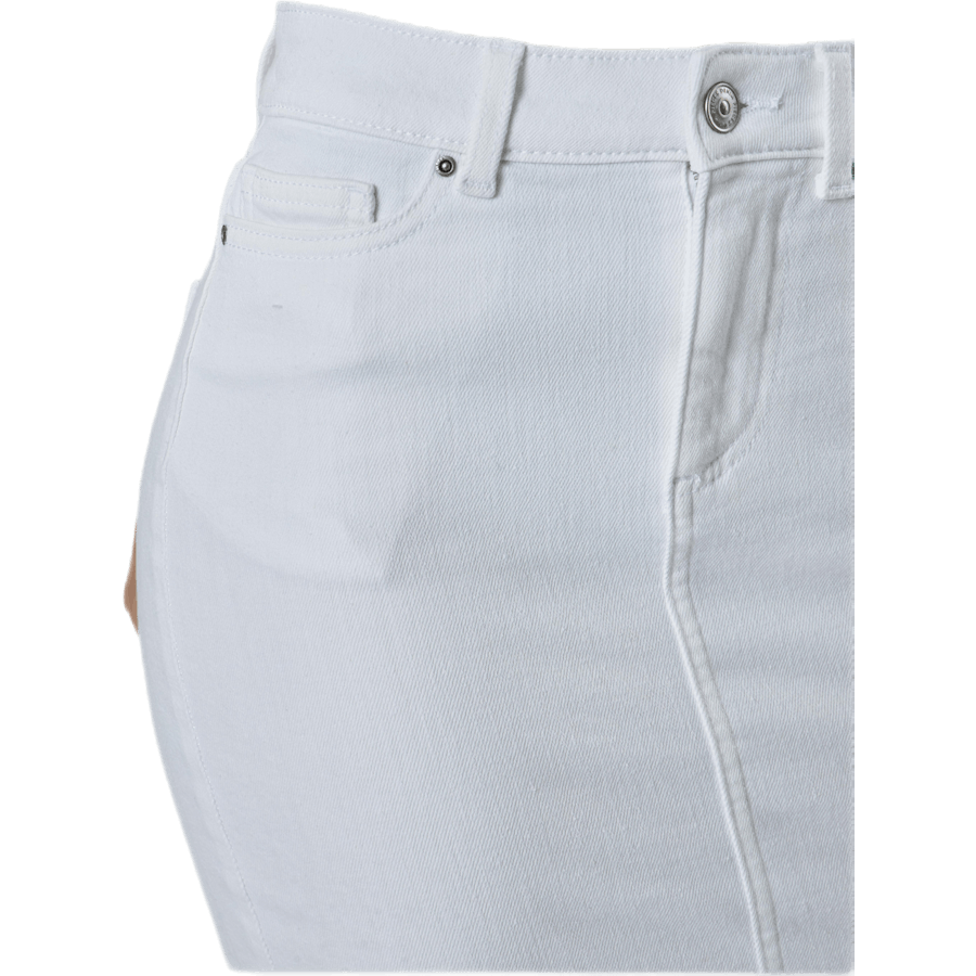 Lili Mw Denim Skirt White
