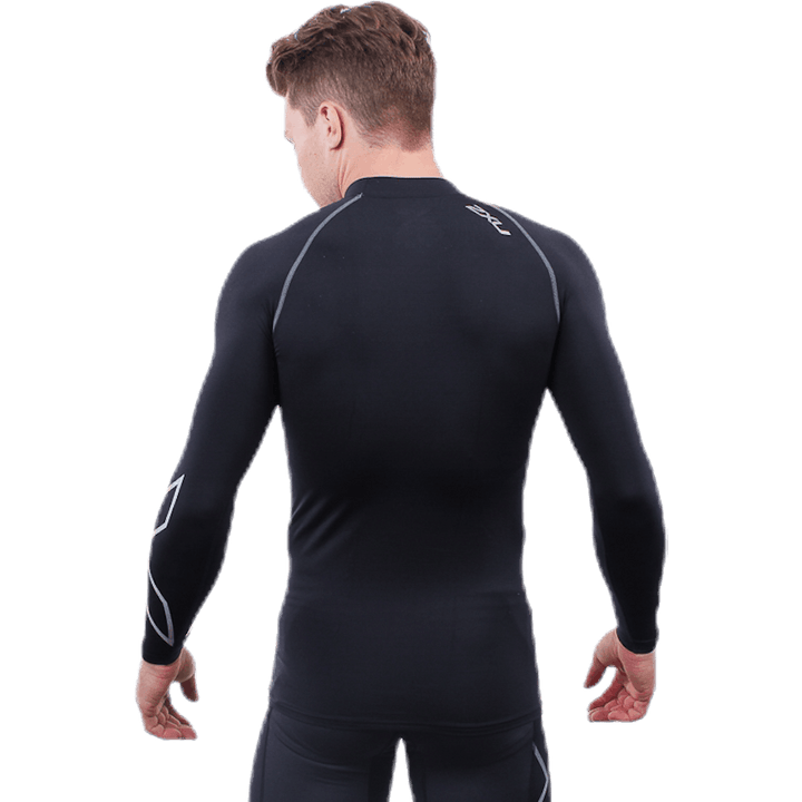 Thermal Compression Long Sleeve Top Black