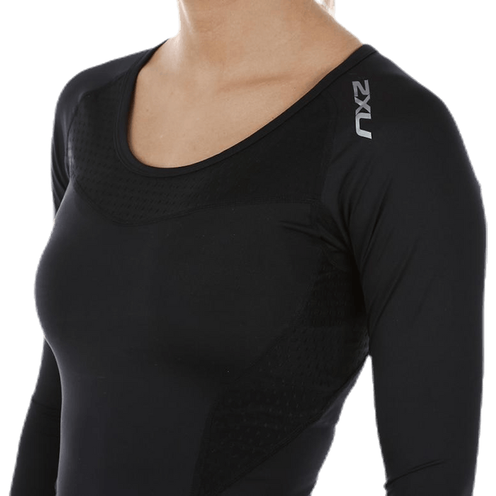 W Compression Long Sleeve Top Black