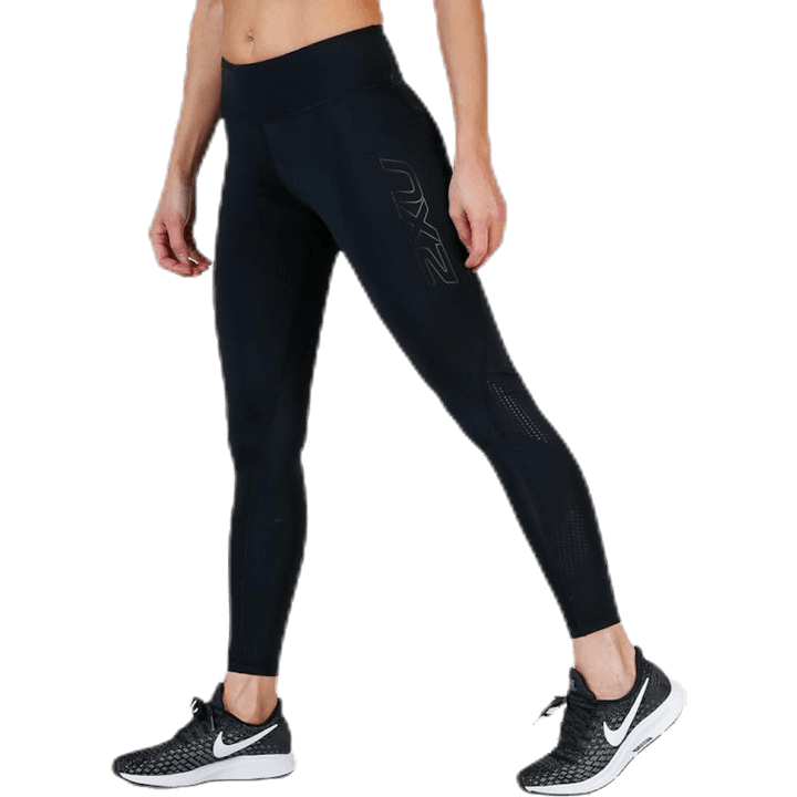 Mid-Rise Compression Tights Black