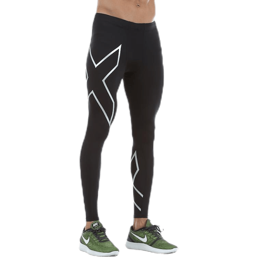 TR2 Compression Tights Black/Silver