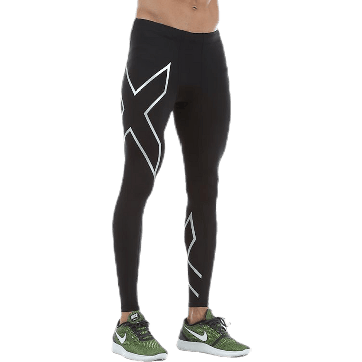 TR2 Compression Tights Black/Silver