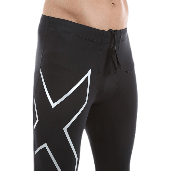 TR2 Compression Tights Black/Silver