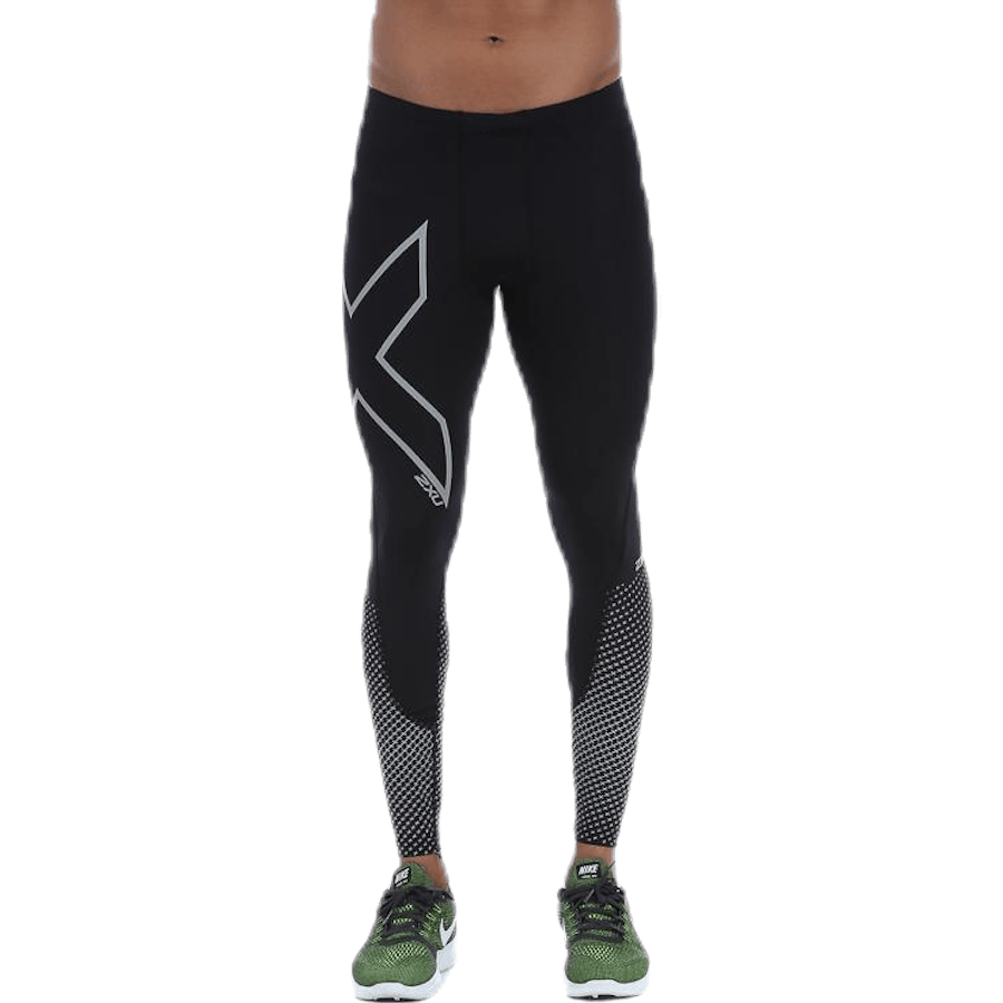 Reflect Compression Tights-M Black/Silver