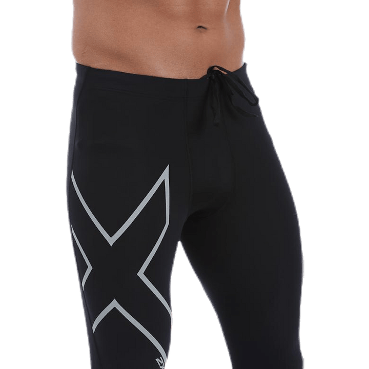 Reflect Compression Tights-M Black/Silver
