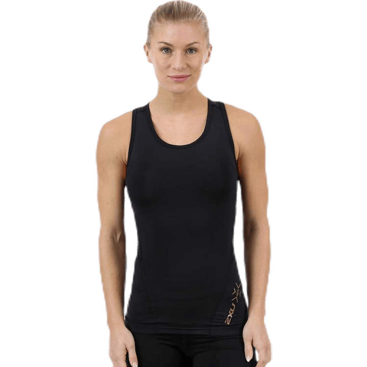 MCS Cross Training Compression Tank W Black/Gold
