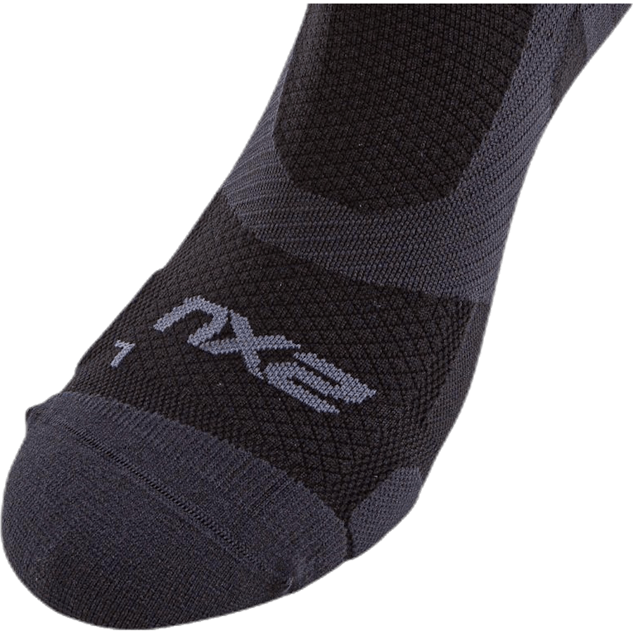 Vectr LightCushion NoShow Sock Black/Grey