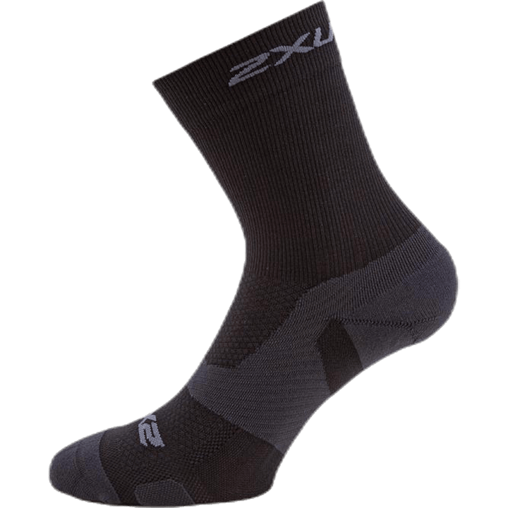 Vectr Light Cushion Crew Socks Black/Grey