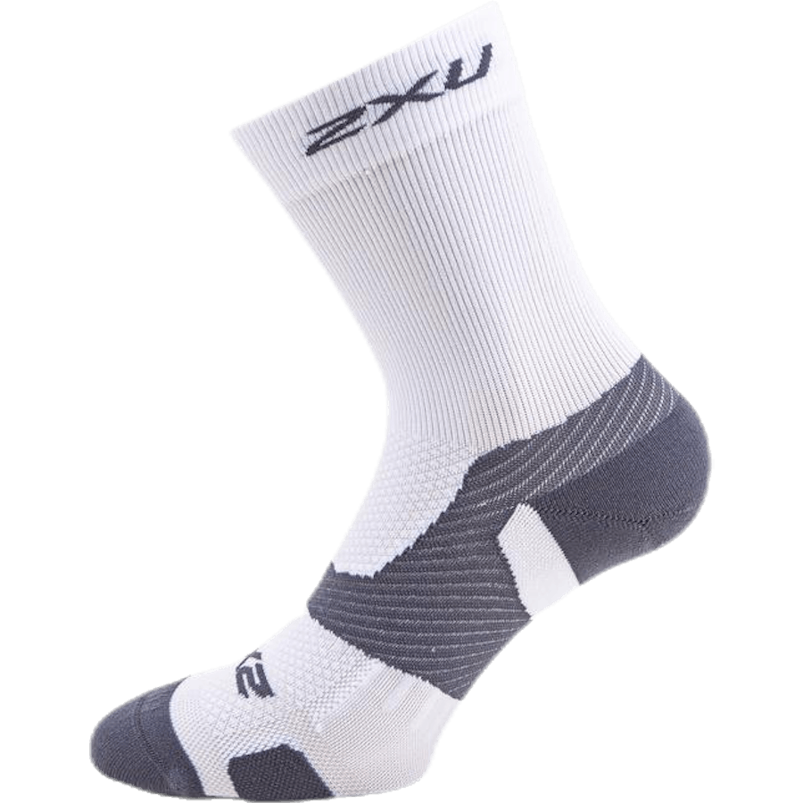 Vectr Light Cushion Crew Socks White/Grey