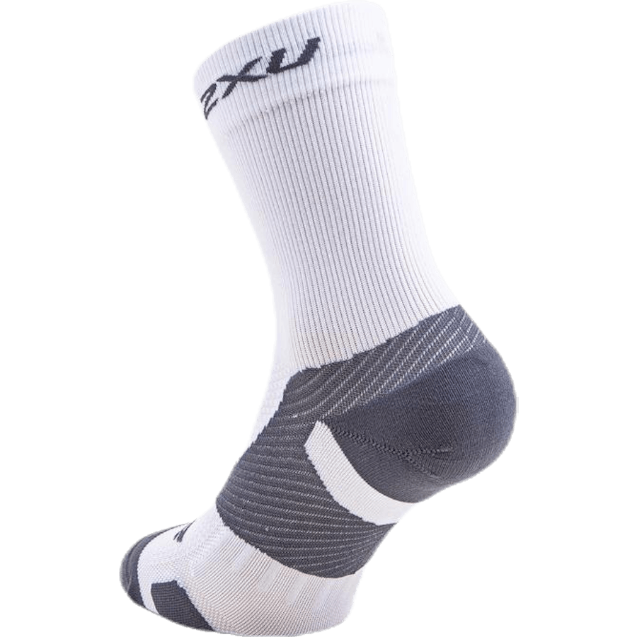 Vectr Light Cushion Crew Socks White/Grey
