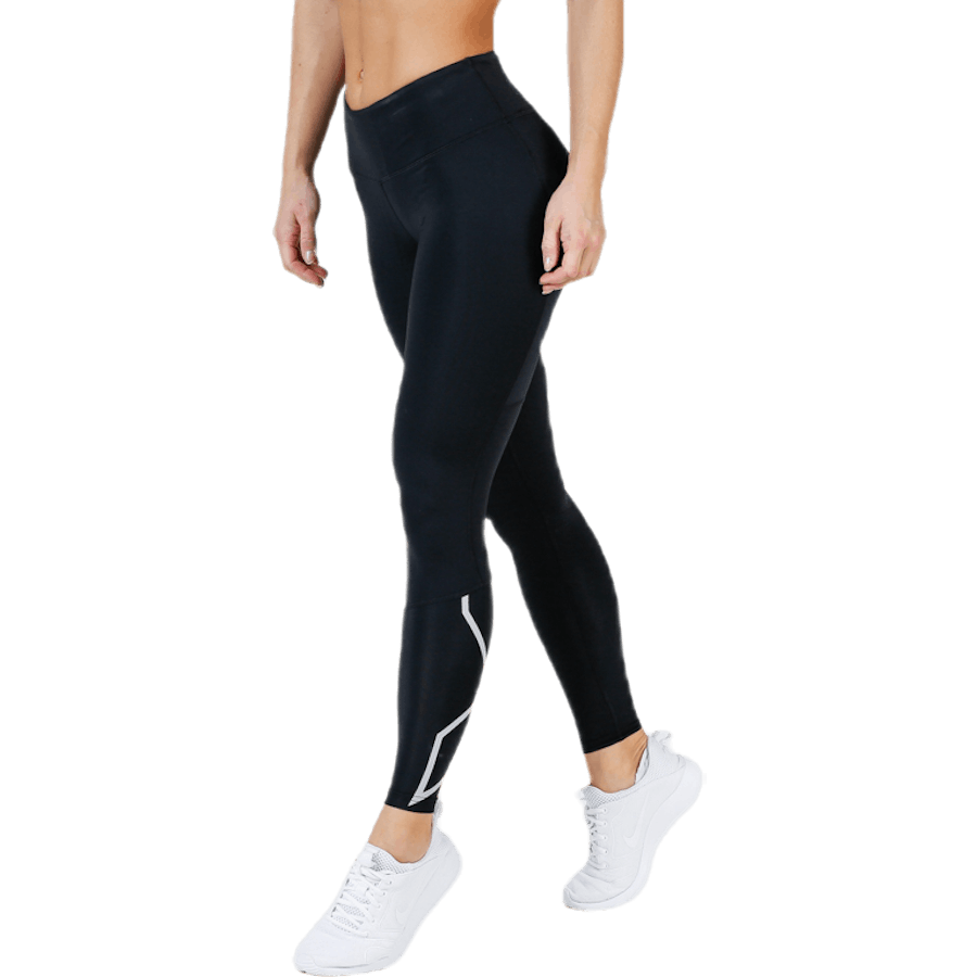 Run Mid-Rise Compression Tights Black