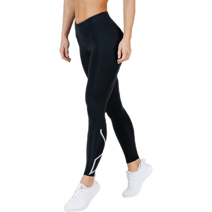 Run Mid-Rise Compression Tights Black
