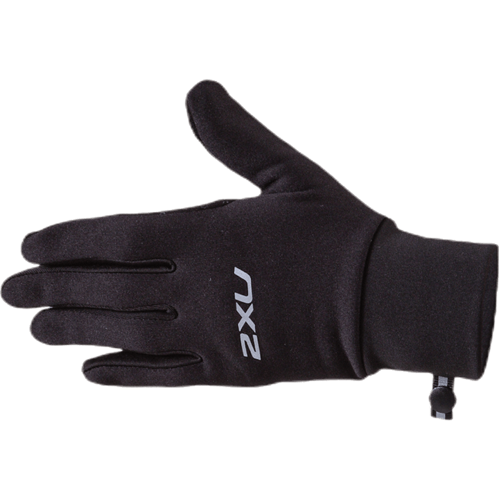 Gant de course noir/argent