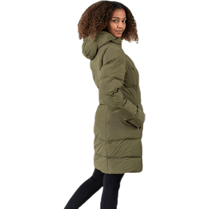 Transit Insulation Longline Jacket Green