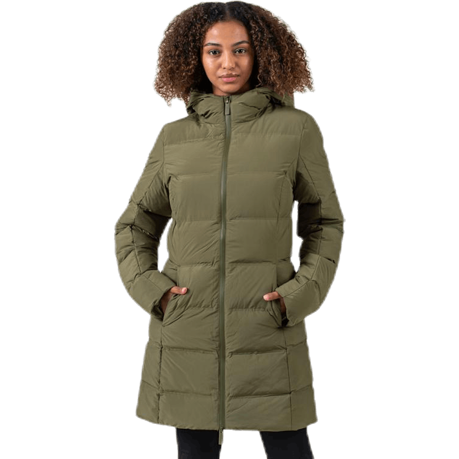 Transit Insulation Longline Jacket Green