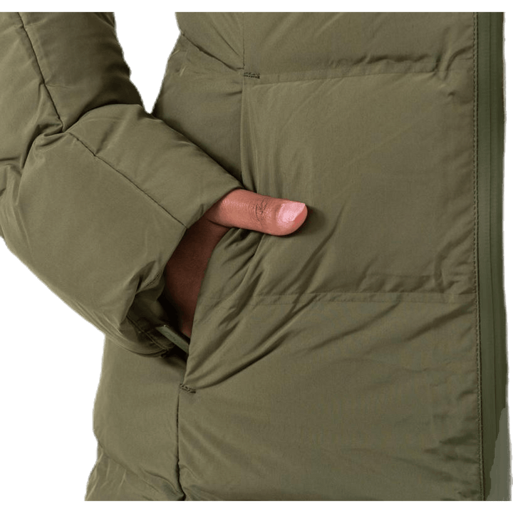 Transit Insulation Longline Jacket Green