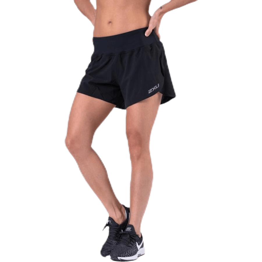 XVENT 4" Short (w brief) Black/Silver