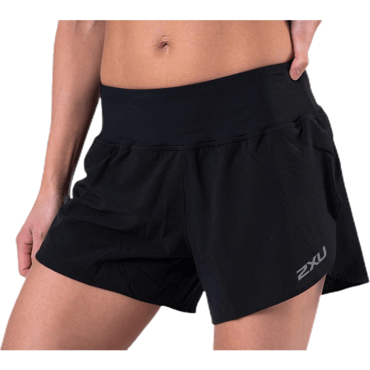 XVENT 4" Short (w brief) Black/Silver
