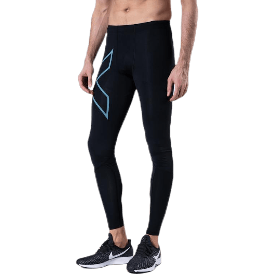 Run Dash Compr Tights Blue/Black