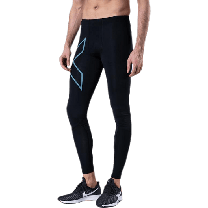 Run Dash Compr Tights Blue/Black