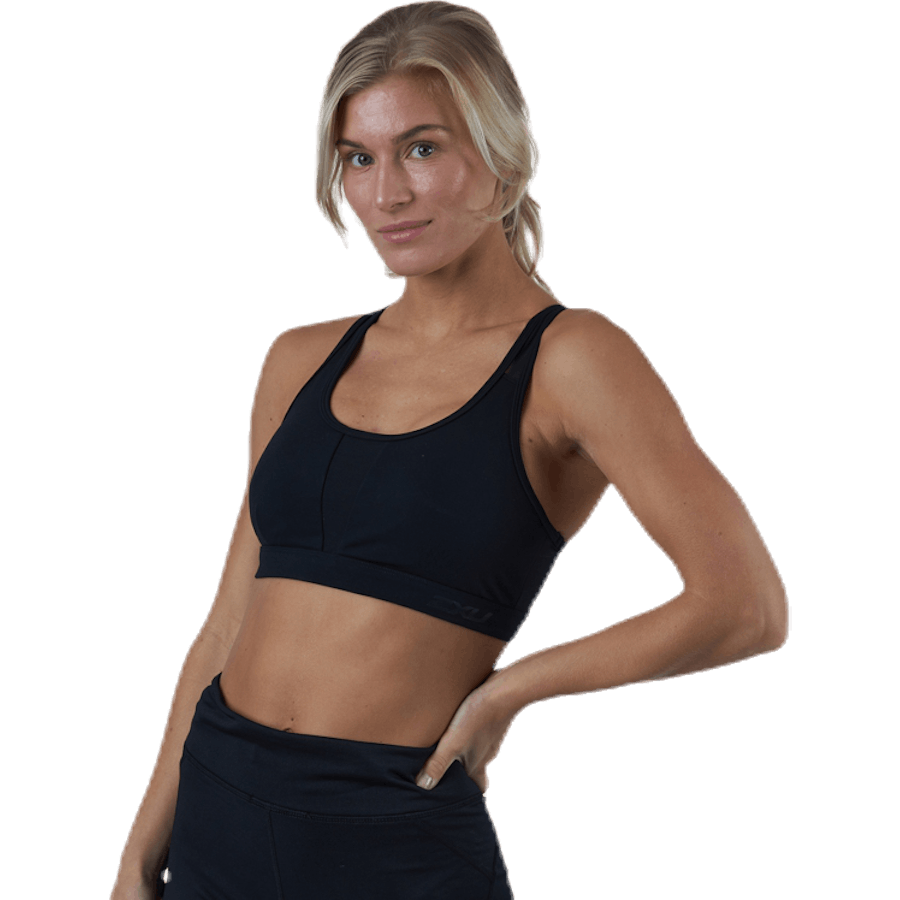 Perform Medium Impact Crop Black