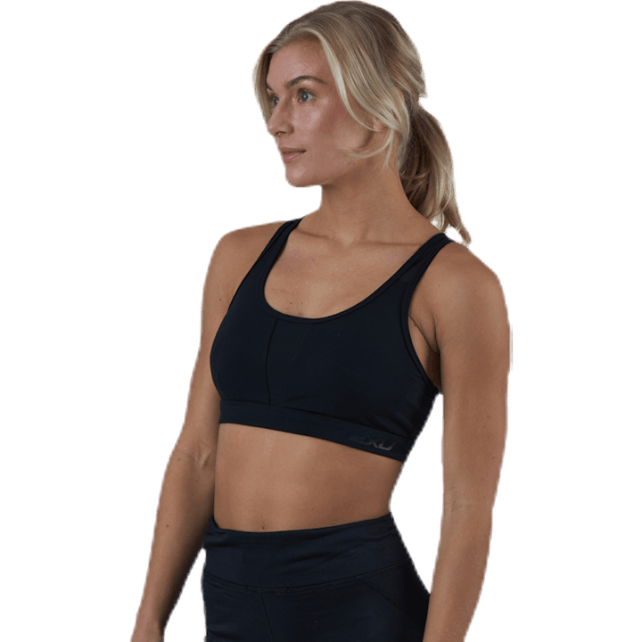 Perform Medium Impact Crop Black