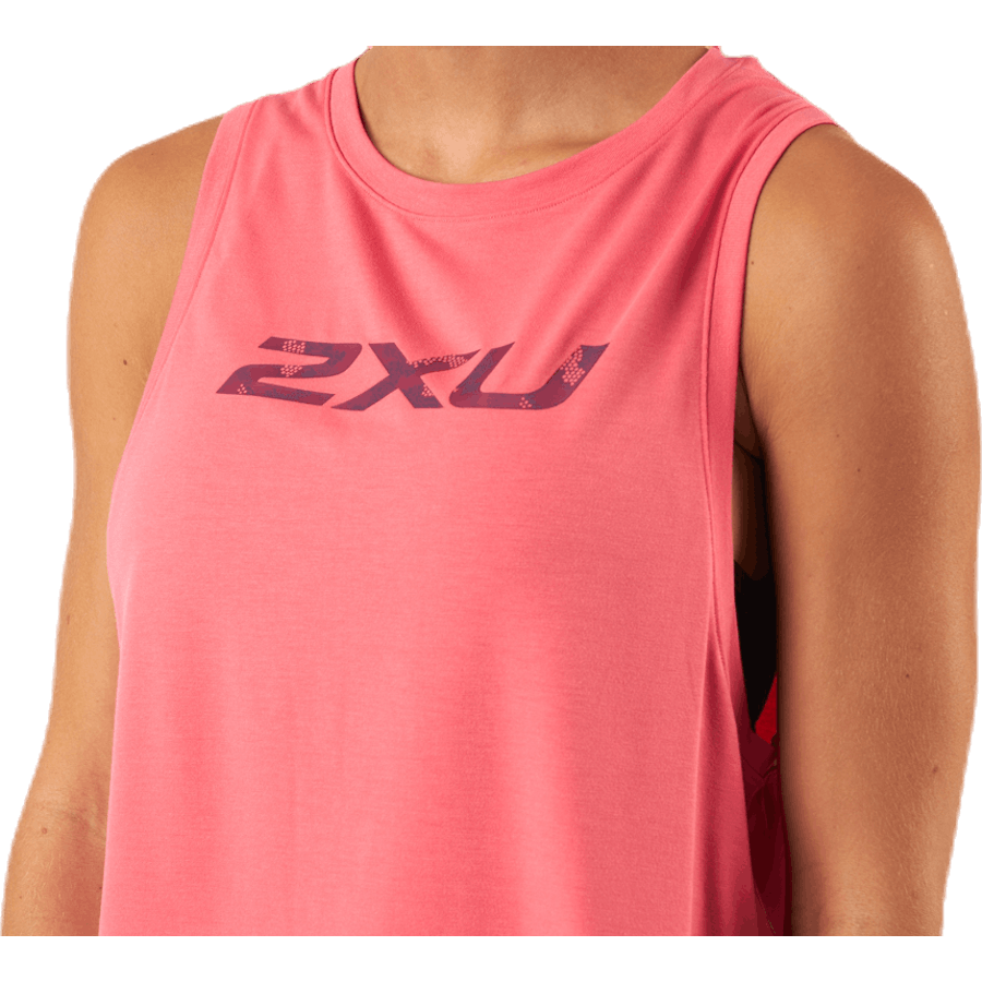 Contender Crop Tank-W Pink