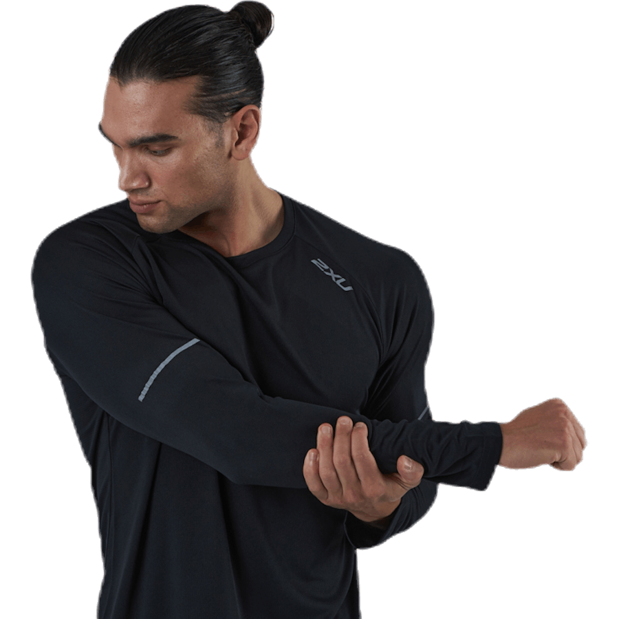 XVENT G2 L/S Top Black/Silver