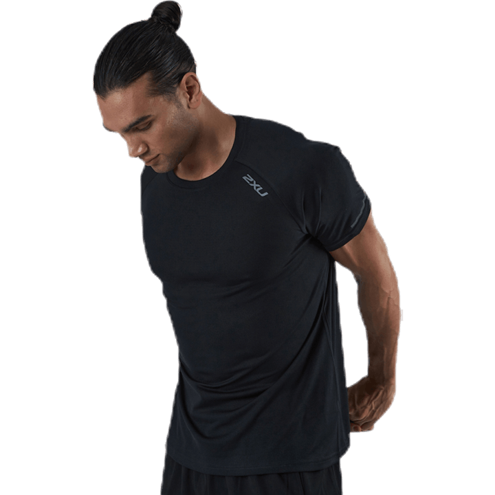 XVENT G2 S/S Tee-M Svart/Silver