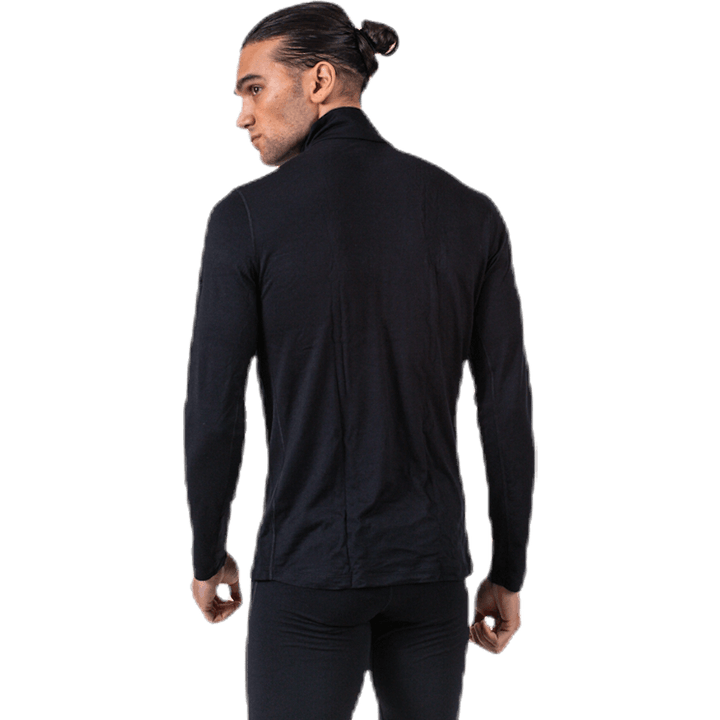 200 Oasis LS Half Zip Black