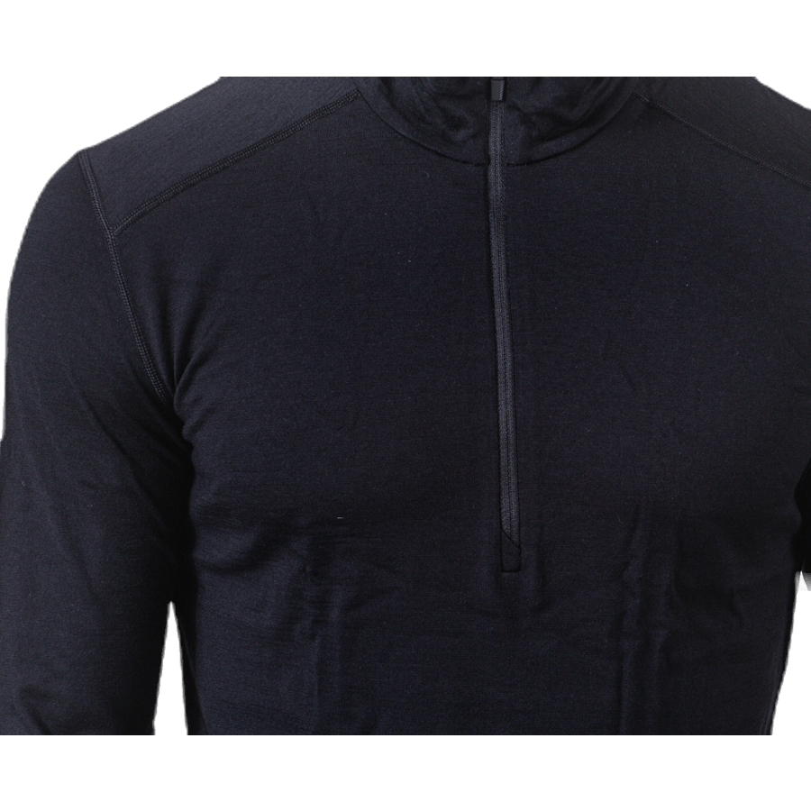 200 Oasis LS Half Zip Black