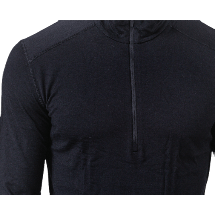 200 Oasis LS Half Zip Black