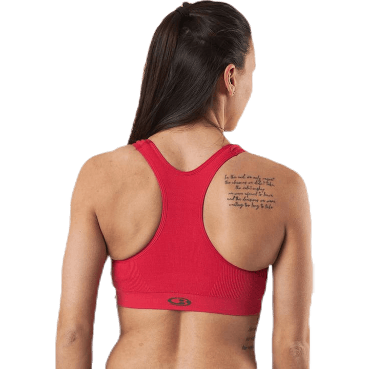 Bezšvová športová podprsenka Anatomica Red
