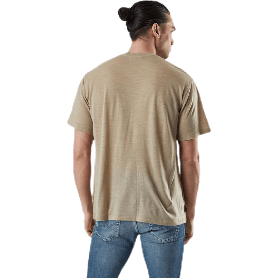 Nature Dye Drayden SS Pocket Crewe Beige