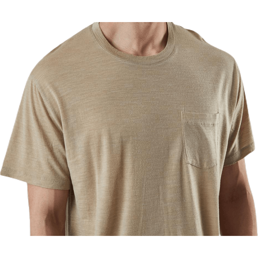 Nature Dye Drayden SS Pocket Crewe Beige