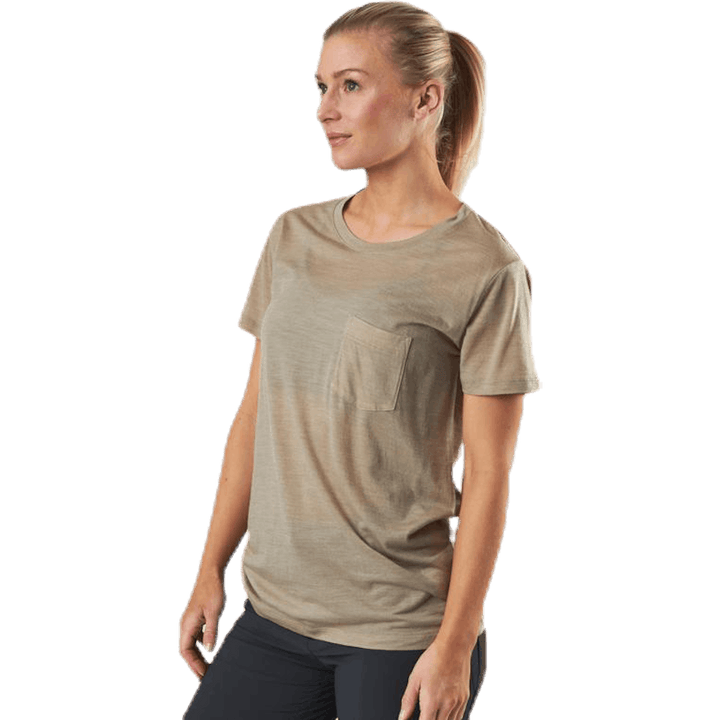 Nature Dye Drayden SS Pocket Crewe Beige