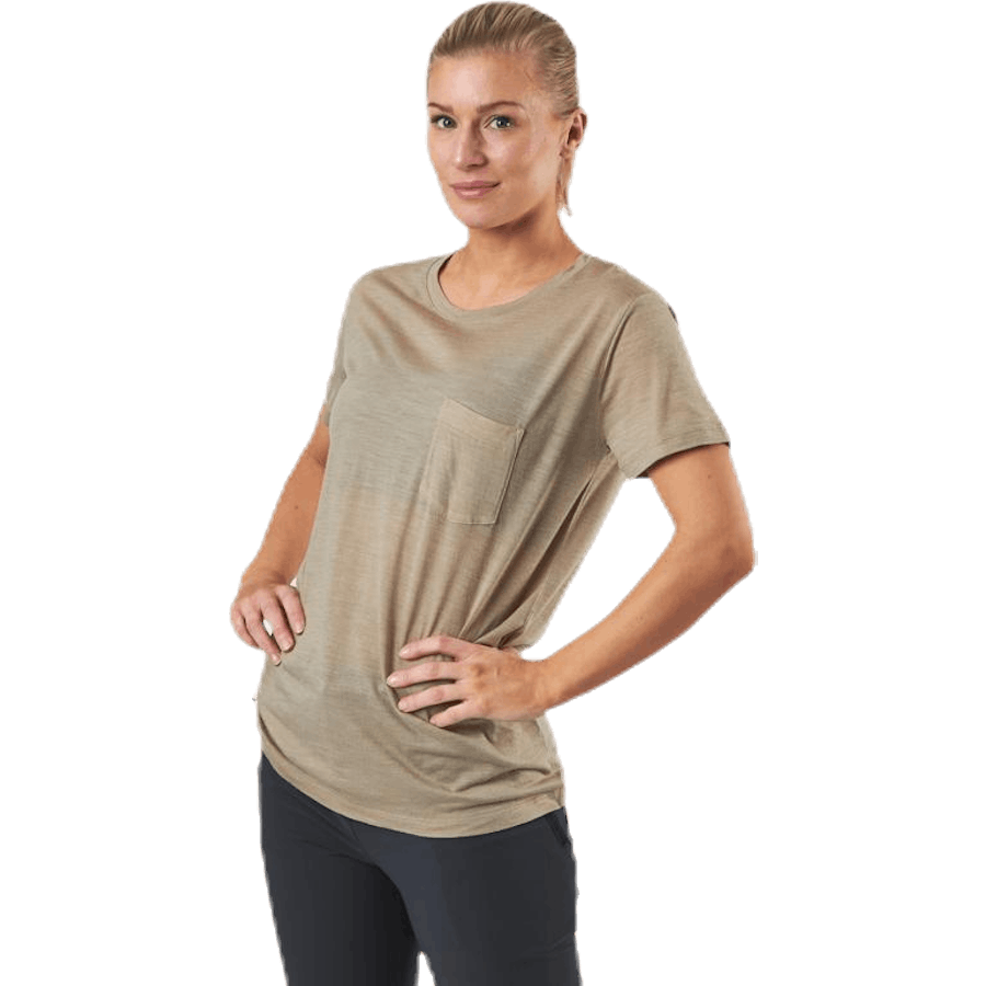 Nature Dye Drayden SS Pocket Crewe Beige