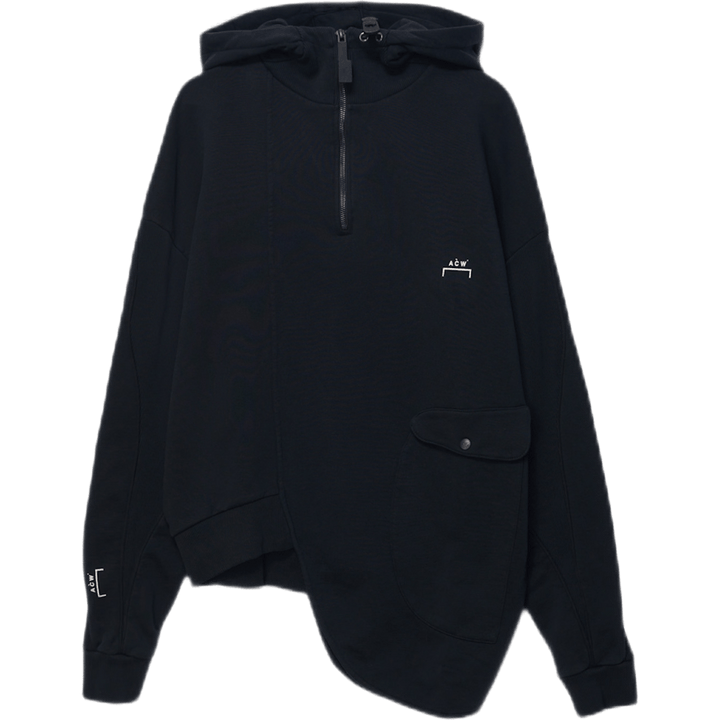 Sweat à capuche Curve noir