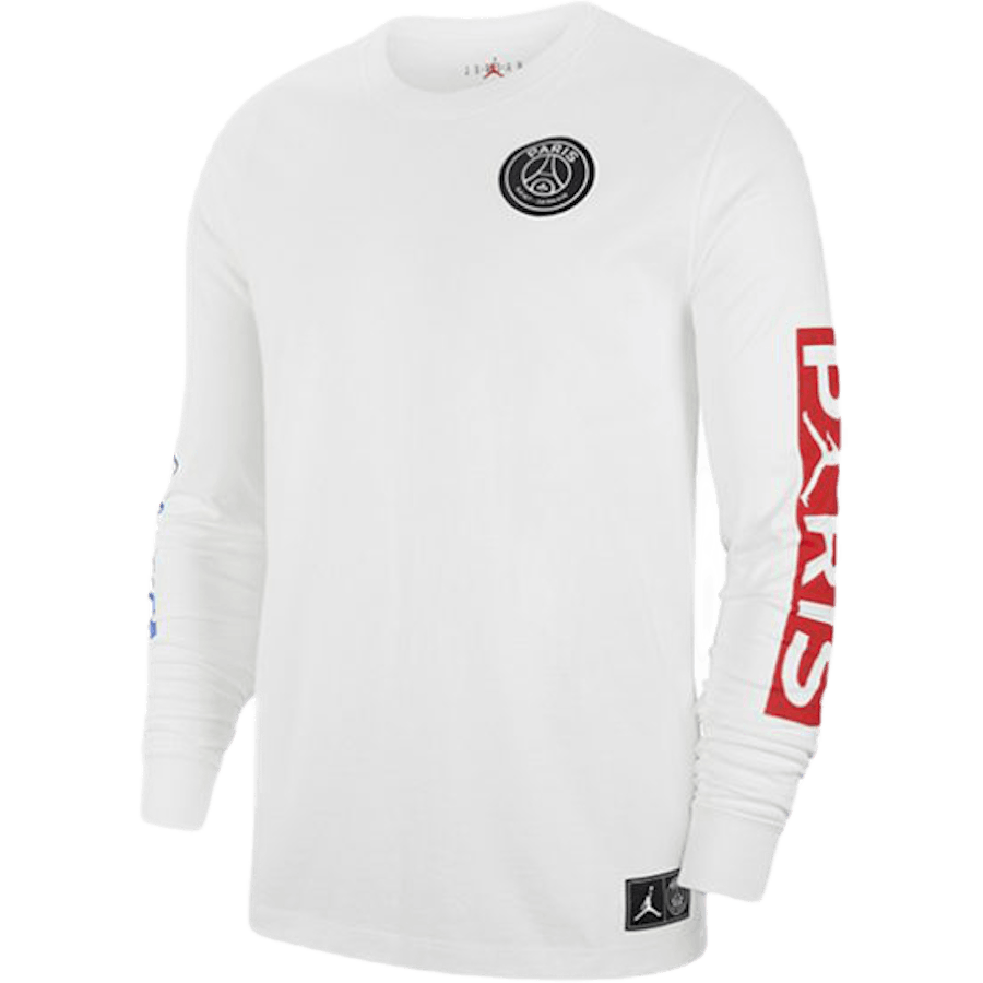 Jordan X PSG Longsleeve Tee University Hyper Cobalt