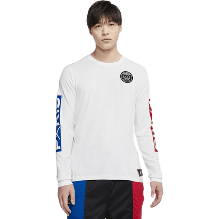 Jordan X PSG Longsleeve Tee University Hyper Cobalt