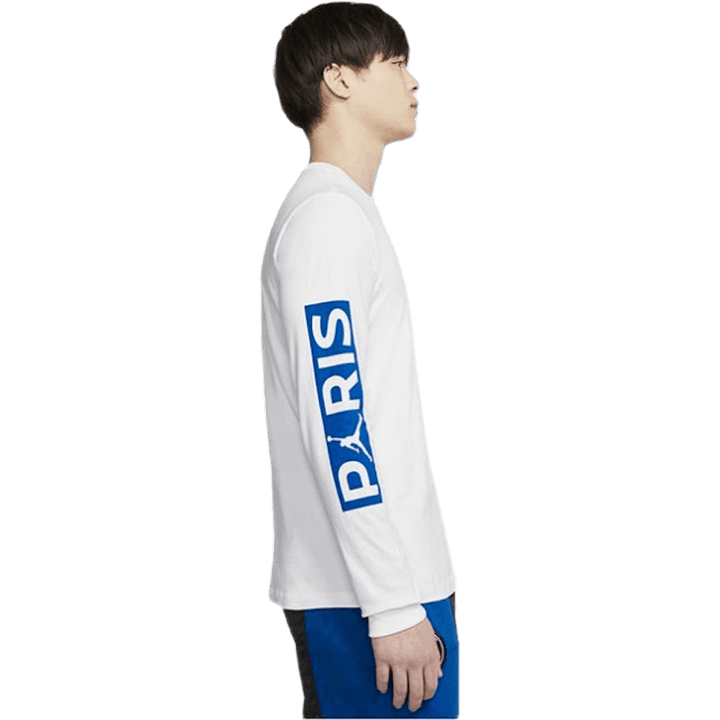 Jordan X PSG Longsleeve Tee University Hyper Cobalt