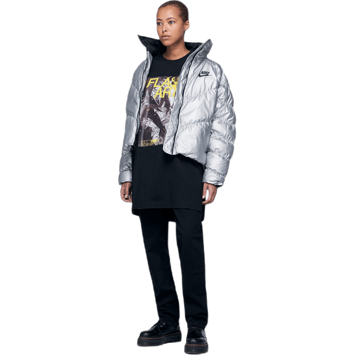 W Syn Fill Shine Jacket Gray