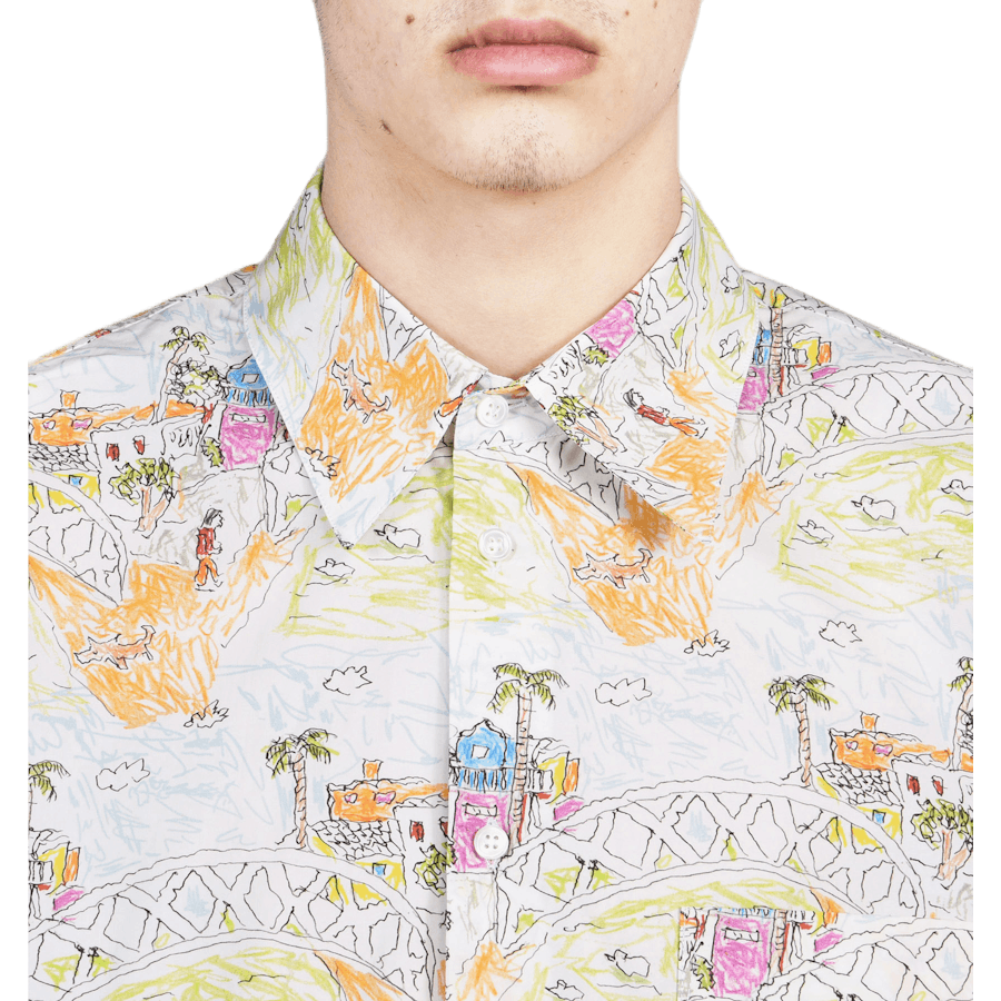 Long Sleeve Sport Shirt White