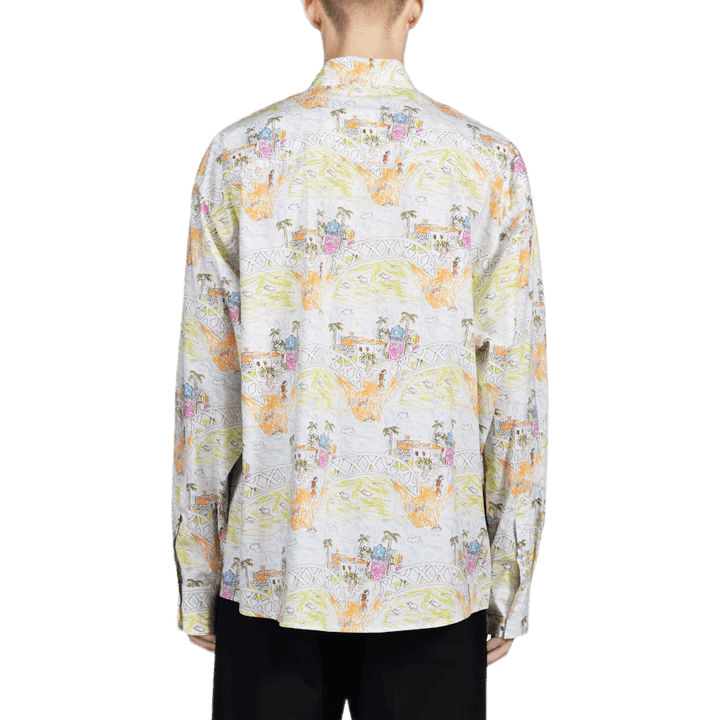 Long Sleeve Sport Shirt White