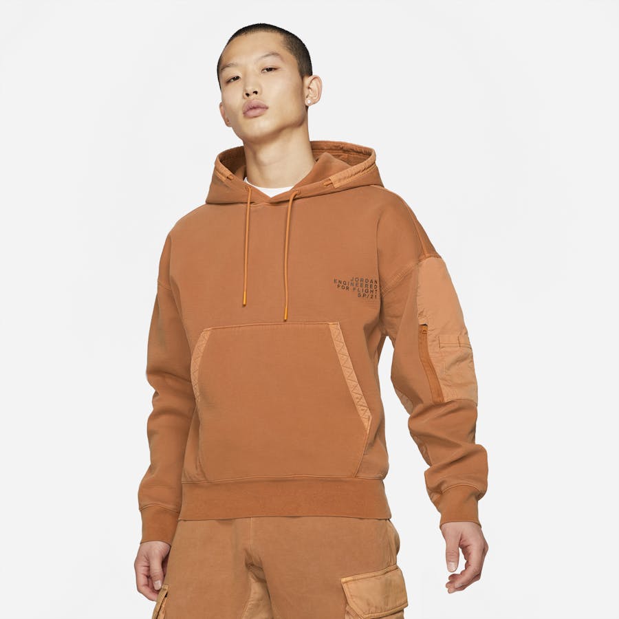 M J 23eng Washed Flc Po Hoody Monarch