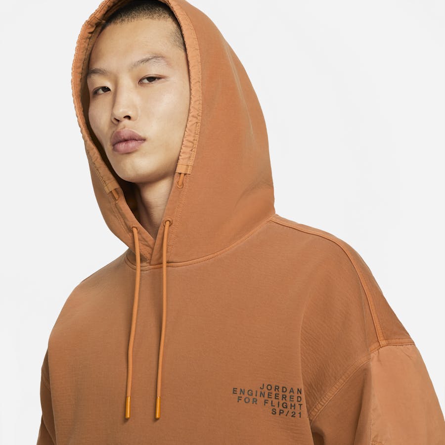 M J 23eng Washed Flc Po Hoody Monarch