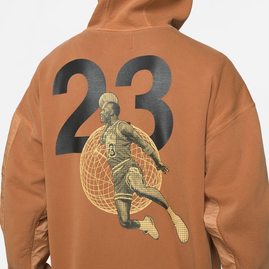 M J 23eng Washed Flc Po Hoody Monarch